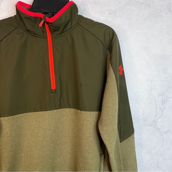 [UA] Olive Quart Zip Jacket - Picture 2 of 3